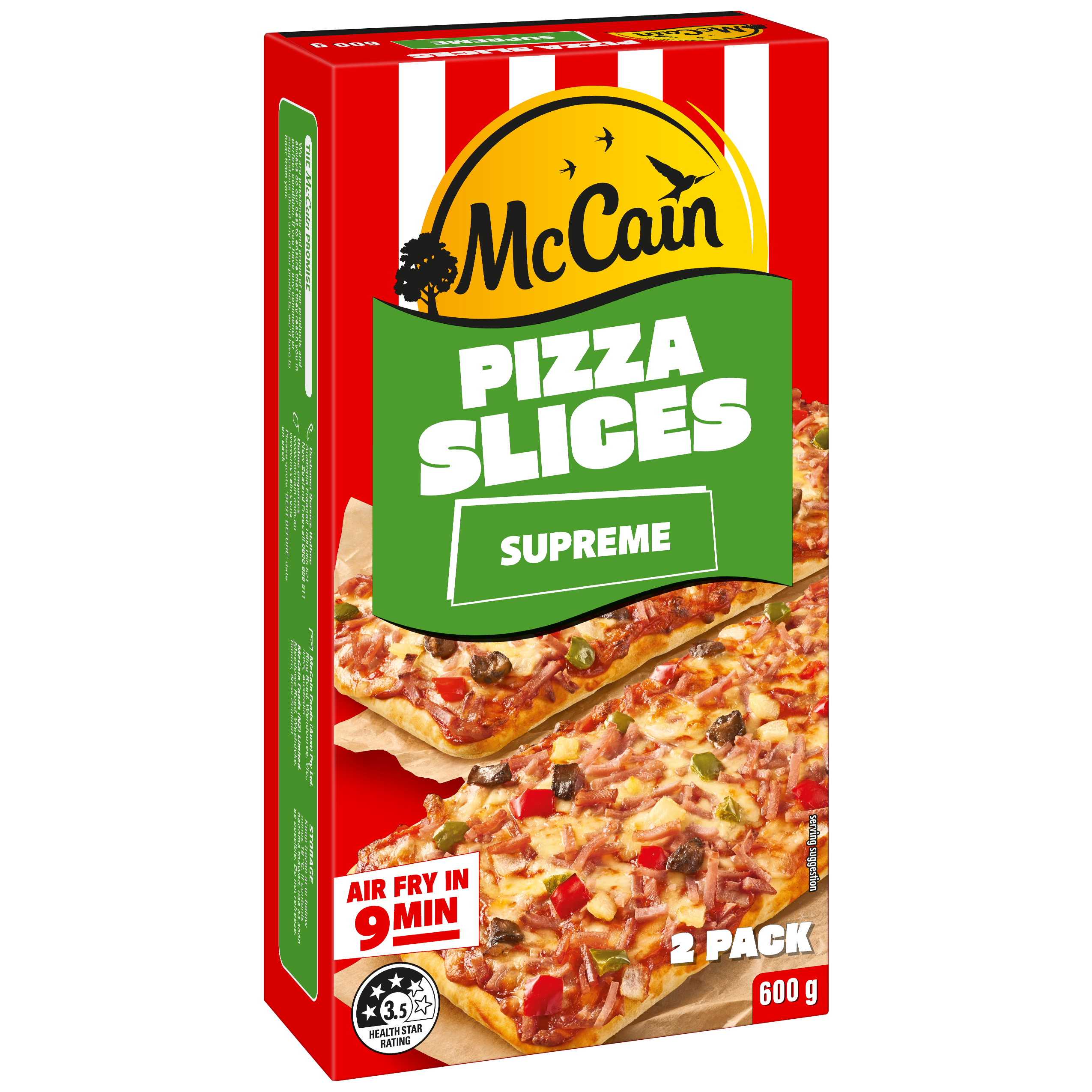 Supreme Pizza Slices 600g
