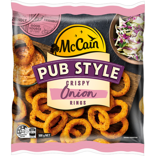 Pub Style Onion Rings 500g