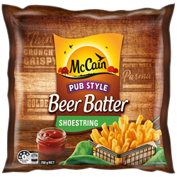 Pub Style Beer Batter Shoestring Chips 750g