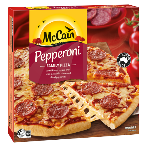 Pepperoni Family Pizza 490g