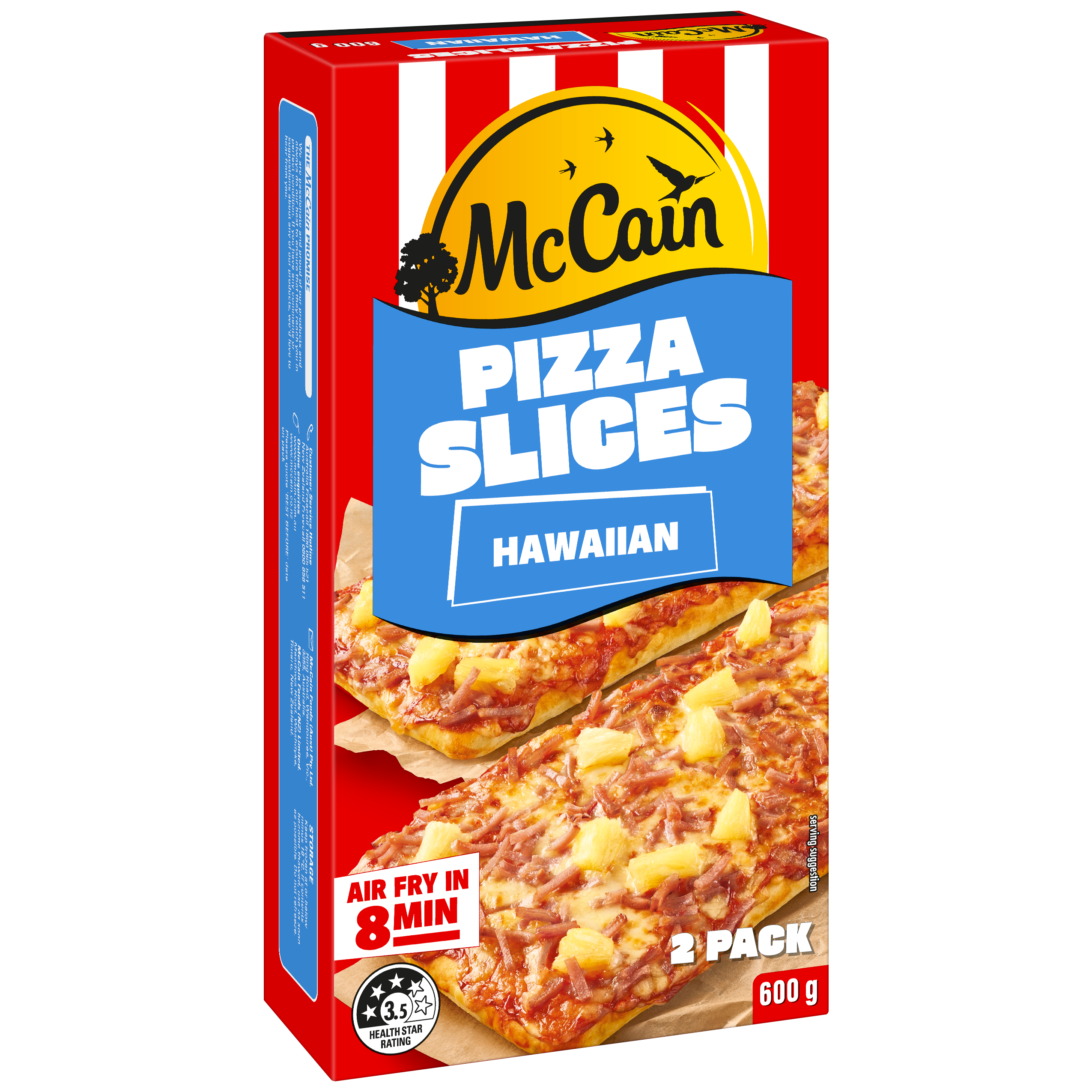 Hawaiian Pizza Slices 600g