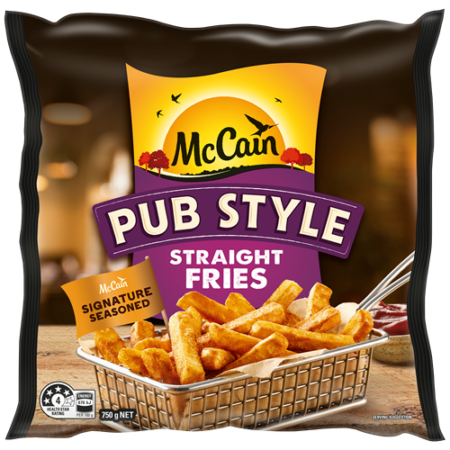 Pub Style Straight Fries 750g