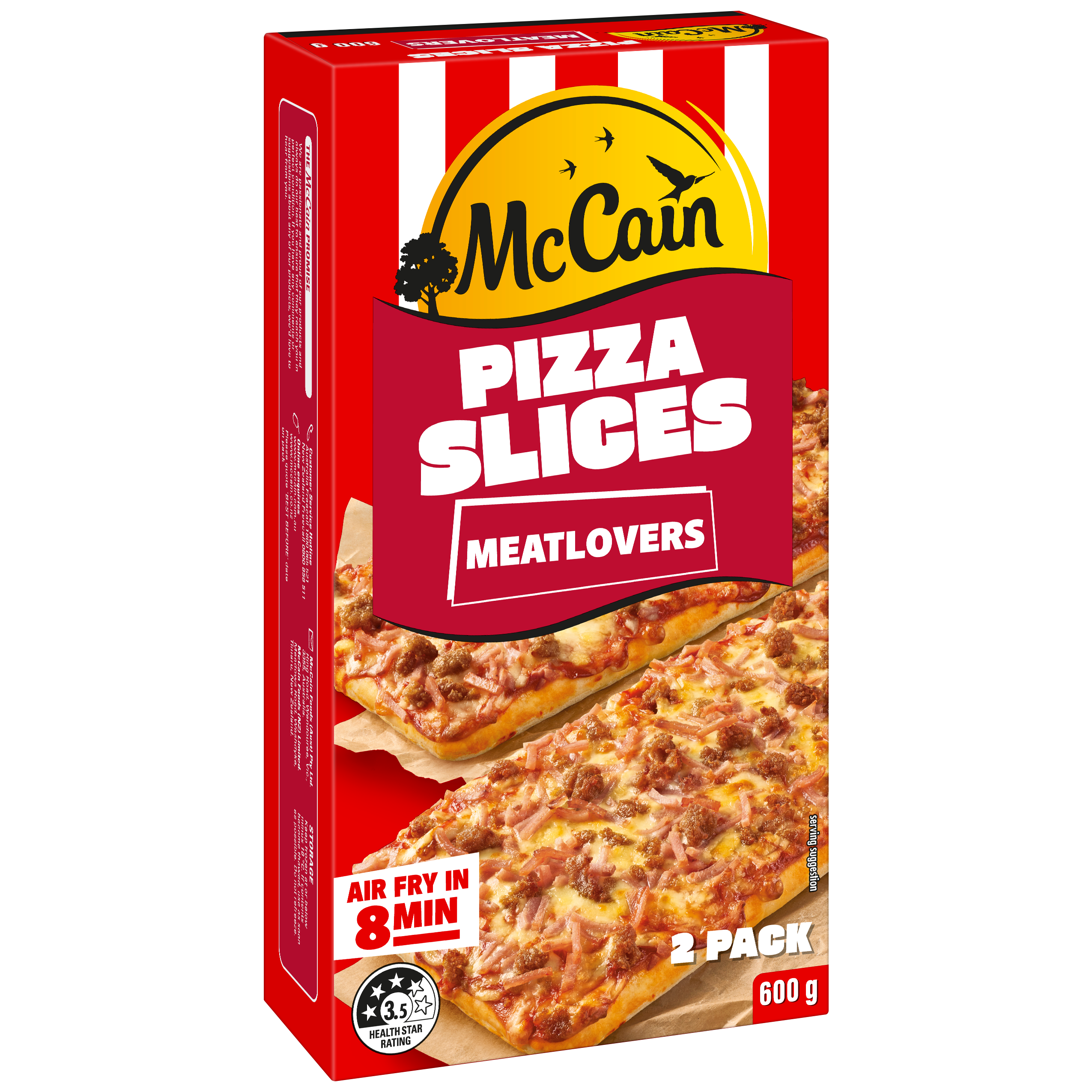 Meatlovers Pizza Slices 600g