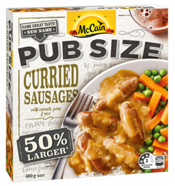Curried Sausages 480g