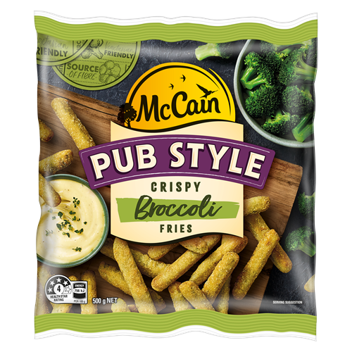 Pub Style Crispy Broccoli Fries 500g